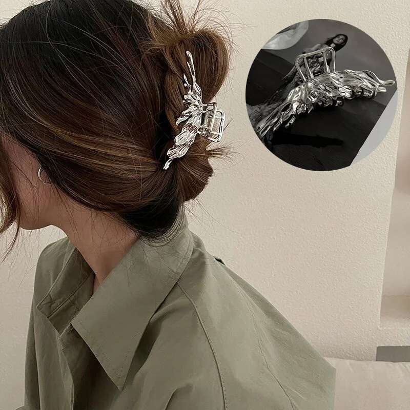 New Rose Hollow Out Hair Claw Hair Clamp Fashion Metal Large Hairgrip Hairpin For Women Girl Headdress Hair Accessories Headwear
New Rose Hollow Out Hair Claw Hair Clamp Fashion Metal Large Hairgrip Hairpin For Women Girl Headdress Hair Accessories Headwear