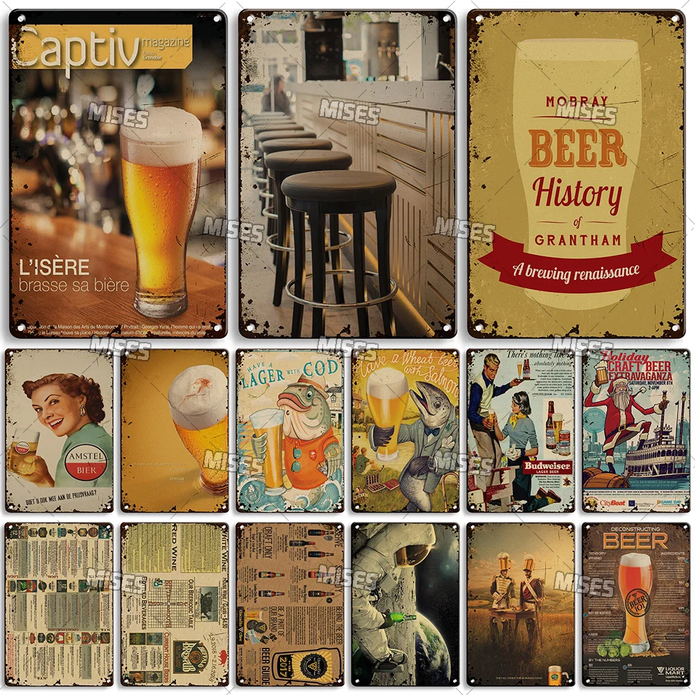 MISES Beer Decorative Plate Bar Metal Tin Sign Vintage Metal Poster Bar Studio Club Wall Decor Sign Classic Wall Metal Plaque
MISES Beer Decorative Plate Bar Metal Tin Sign Vintage Metal Poster Bar Studio Club Wall Decor Sign Classic Wall Metal Plaque