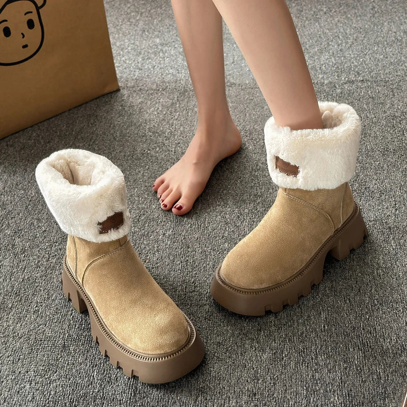 Зимние модные высокие женские сапоги, однотонные теплые уличные сапоги из хлопка, Нескользящие сапоги на толстой подошве, женская обувь с квадратным корнем 
Зимние модные высокие женские сапоги, однотонные теплые уличные сапоги из хлопка, Нескользящие сапоги на толстой подошве, женская обувь с квадратным корнем