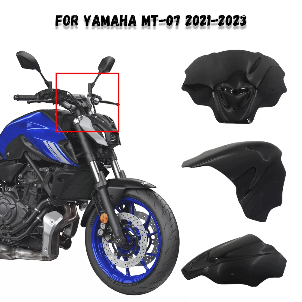 

Ветрозащитный экран для мотоциклов, ветрового стекла, ветровой экран для YAMAHA MT07 MT-07 MT FZ07 FZ-07 07 2021-2022