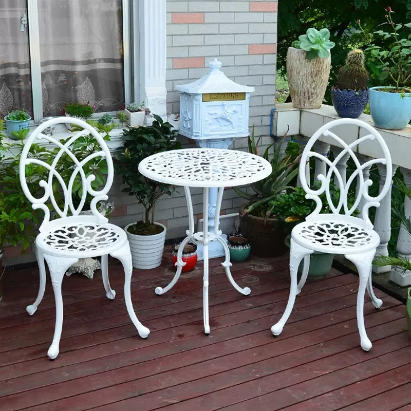 Cast Aluminum Bistro 3pcs Set - Balcony Furniture, Patio Garden Chairs and Table, Waterproof, All-Weather, Iron Mini Set
Cast Aluminum Bistro 3pcs Set - Balcony Furniture, Patio Garden Chairs and Table, Waterproof, All-Weather, Iron Mini Set