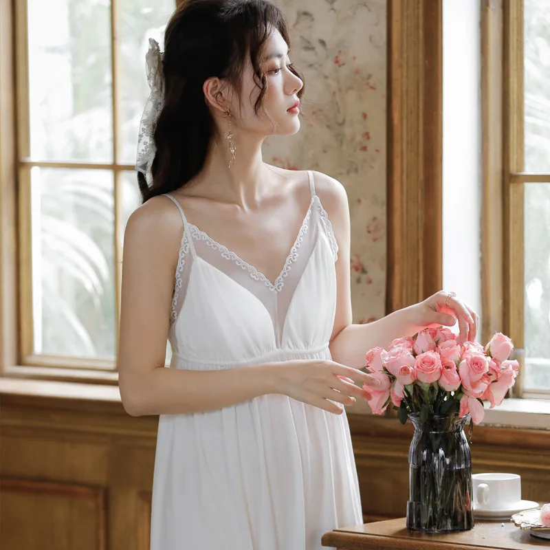 Cotton Mini Night Dress Women Summer Sexy Lace V-Neck Nighty Sleeveless Negligee Nightgowns Fairy Sleepwear Princess Nightwear
Cotton Mini Night Dress Women Summer Sexy Lace V-Neck Nighty Sleeveless Negligee Nightgowns Fairy Sleepwear Princess Nightwear