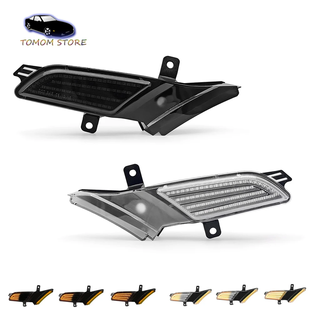 2Pcs Dynamic Amber LED Turn Signal Blinker Light For Porsche Cayenne 957 2007-2010 Car Side Marker Lamps 
2Pcs Dynamic Amber LED Turn Signal Blinker Light For Porsche Cayenne 957 2007-2010 Car Side Marker Lamps