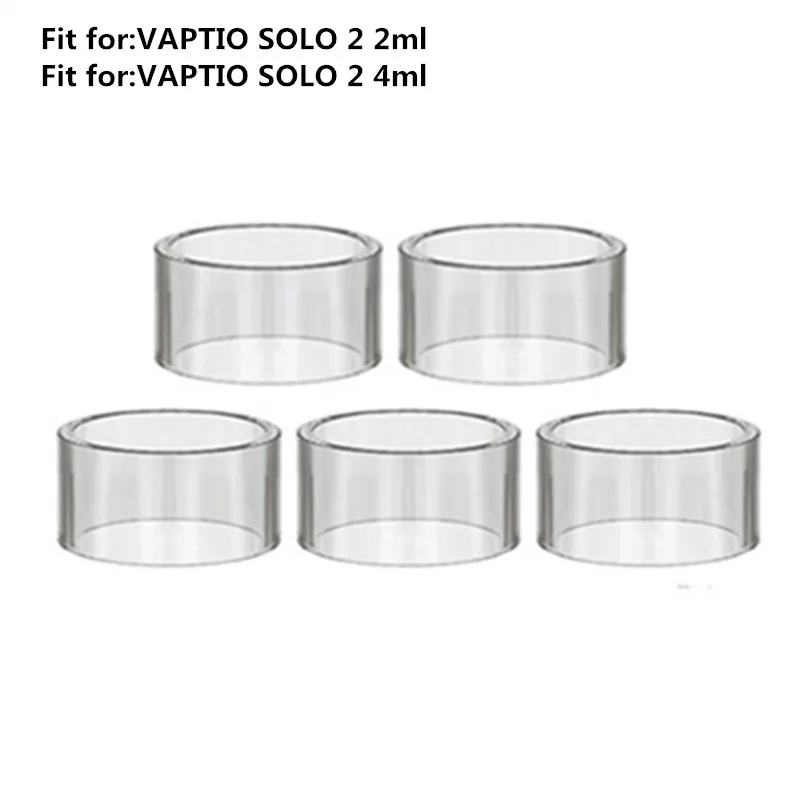 5 Pcs Glass Tube For VAPTIO SOLO 2 24.5MM 4ML 2ml TPD KTI Tank Machine Accessories Replacement Straight
5 Pcs Glass Tube For VAPTIO SOLO 2 24.5MM 4ML 2ml TPD KTI Tank Machine Accessories Replacement Straight