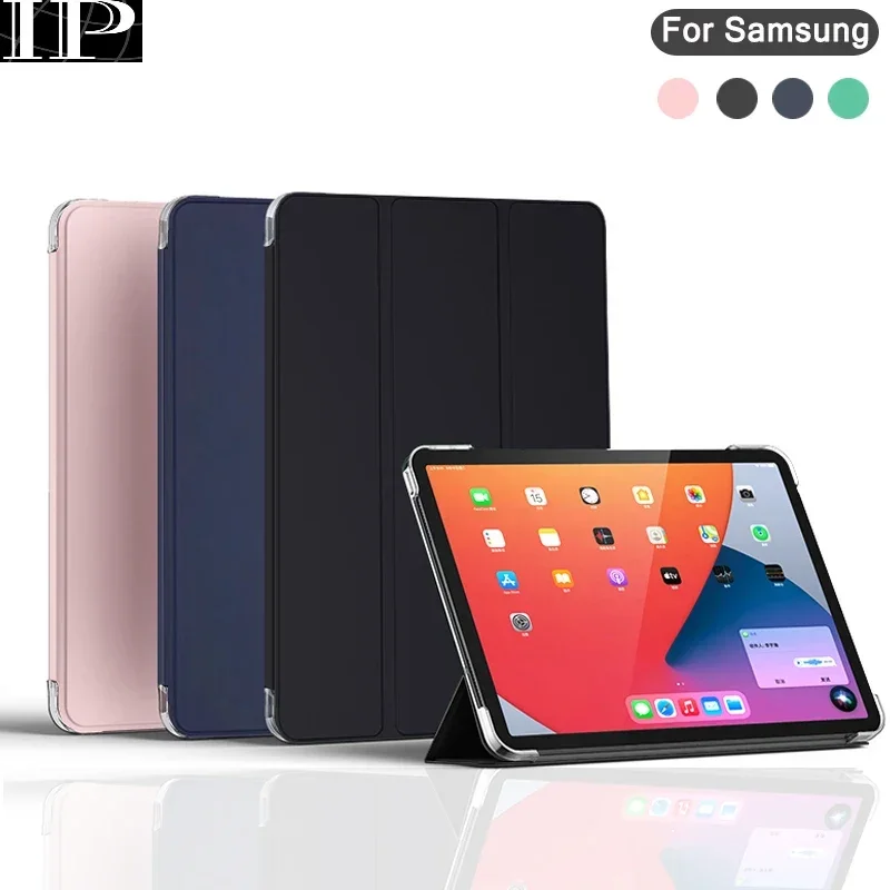 

Чехол для Samsung Galaxy Tab A8 10,5 A7 Lite A6 A 10,1 S6 Lite 10,4 10,5 9,7 8,0 8,7, чехол для планшета, умный кожаный чехол тройного сложения