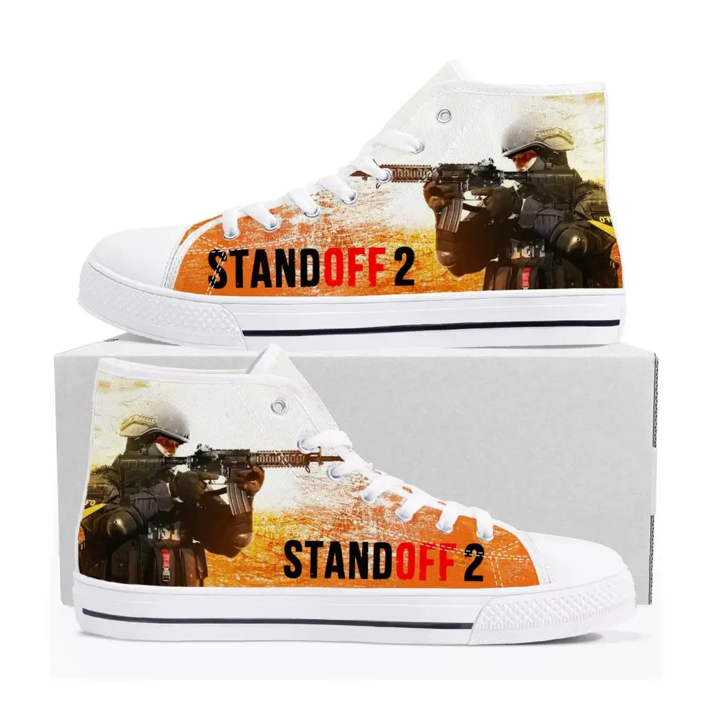 Standoff 2 High Top Sneakers Hot Cartoon Game Mens Womens Teenager High Quality Fashion Canvas Shoes Casual Tailor Made Sneaker
Standoff 2 High Top Sneakers Hot Cartoon Game Mens Womens Teenager High Quality Fashion Canvas Shoes Casual Tailor Made Sneaker