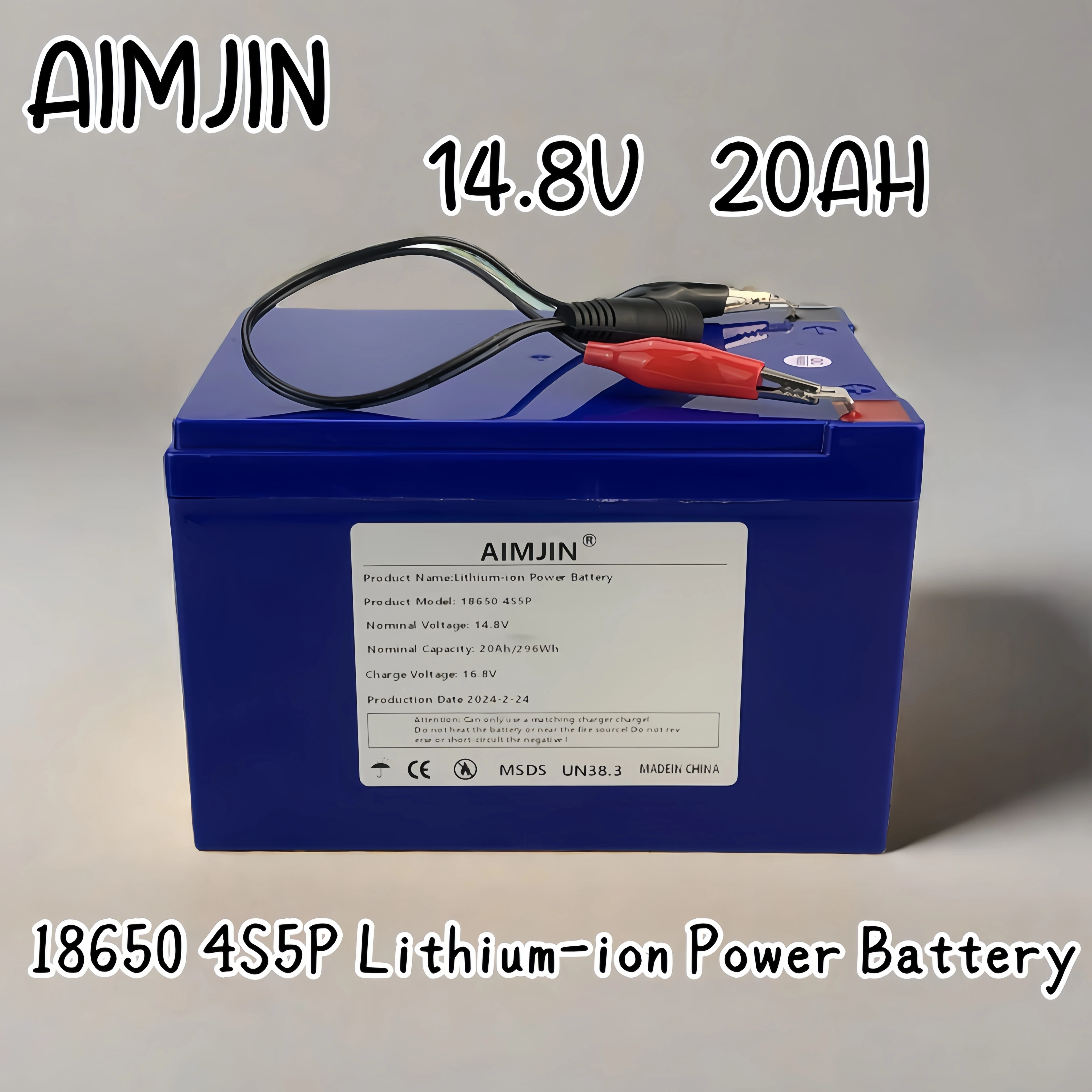 4S5P 18650 14,8 в Ач литий-ионный аккумулятор, нагреватель для ночной рыбалки, батарейки усилителя для майнинга с BMS
4S5P 18650 14,8 в Ач литий-ионный аккумулятор, нагреватель для ночной рыбалки, батарейки усилителя для майнинга с BMS