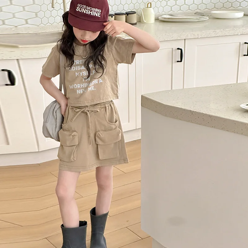 Girls Skirt Children 2024 New Spring and Summer Dress Simple Casual Style All-match Fashion Skirt Korean Sweet Style Kid Dress
Girls Skirt Children 2024 New Spring and Summer Dress Simple Casual Style All-match Fashion Skirt Korean Sweet Style Kid Dress