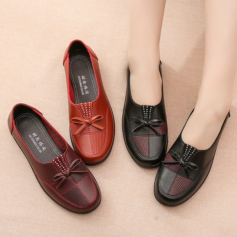 New Cheap Shoes Women Leather Flats Female Autumn 2022 Elderly Women's Loafers Casual Leather Shoes
New Cheap Shoes Women Leather Flats Female Autumn 2022 Elderly Women's Loafers Casual Leather Shoes
