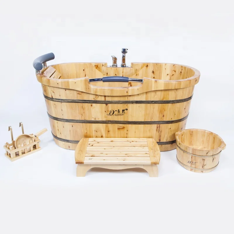 New Type Thigh-deep Fumigation Bucket Cedar Tub Outdoor Wooden Bathtub Custom Bath Towels
New Type Thigh-deep Fumigation Bucket Cedar Tub Outdoor Wooden Bathtub Custom Bath Towels