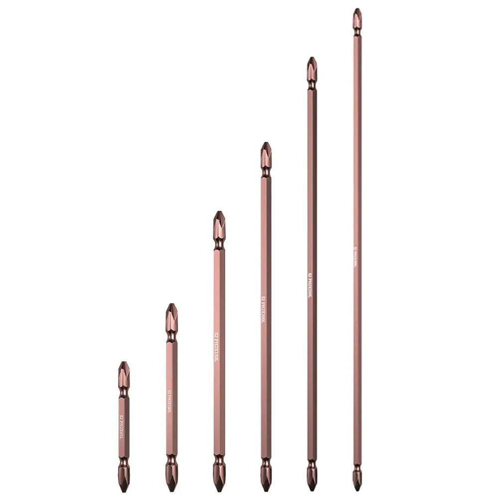 1/10pcs Double Head PH2 Screwdriver Bit Set Chrome Vanadium Alloy Steel Hex PH2 Batch Head Electric Screwdriver Bits 65-300mm
1/10pcs Double Head PH2 Screwdriver Bit Set Chrome Vanadium Alloy Steel Hex PH2 Batch Head Electric Screwdriver Bits 65-300mm