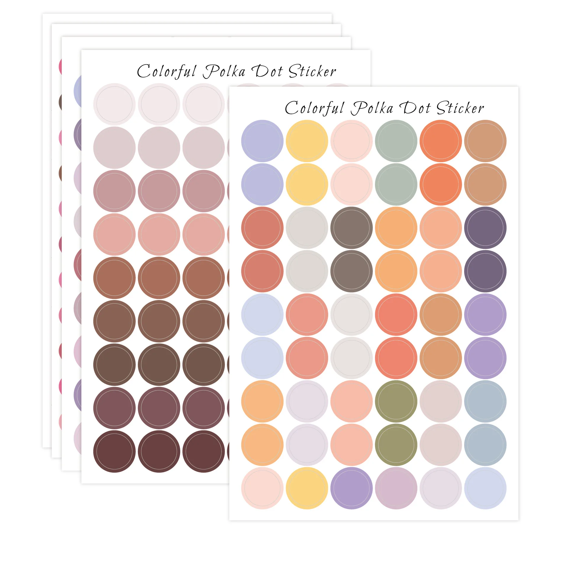Round Sticker Salt System color ins Wind Morandi Color decoration card sealing hand ledger polka dot sticker
Round Sticker Salt System color ins Wind Morandi Color decoration card sealing hand ledger polka dot sticker
