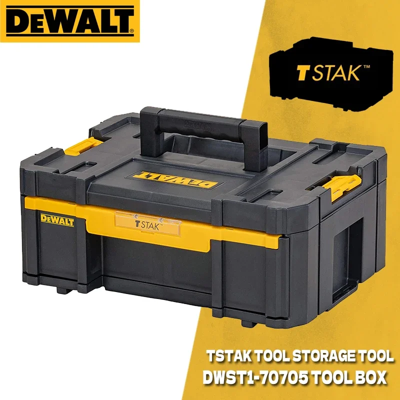 DEWALT DWST1-70705 T-STAK Tool Storage Box With Drawer Stackable Portable Hardware Accessories Tool Case Removable Storage Totes
DEWALT DWST1-70705 T-STAK Tool Storage Box With Drawer Stackable Portable Hardware Accessories Tool Case Removable Storage Totes