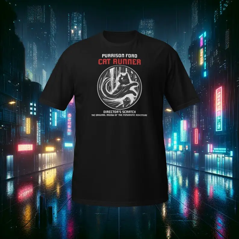 Blade Runner inspired T-Shirt, Cat Lover Shirt, Otaku Shirt, Nerdy Shirt, Cyber Punk Shirt
Blade Runner inspired T-Shirt, Cat Lover Shirt, Otaku Shirt, Nerdy Shirt, Cyber Punk Shirt