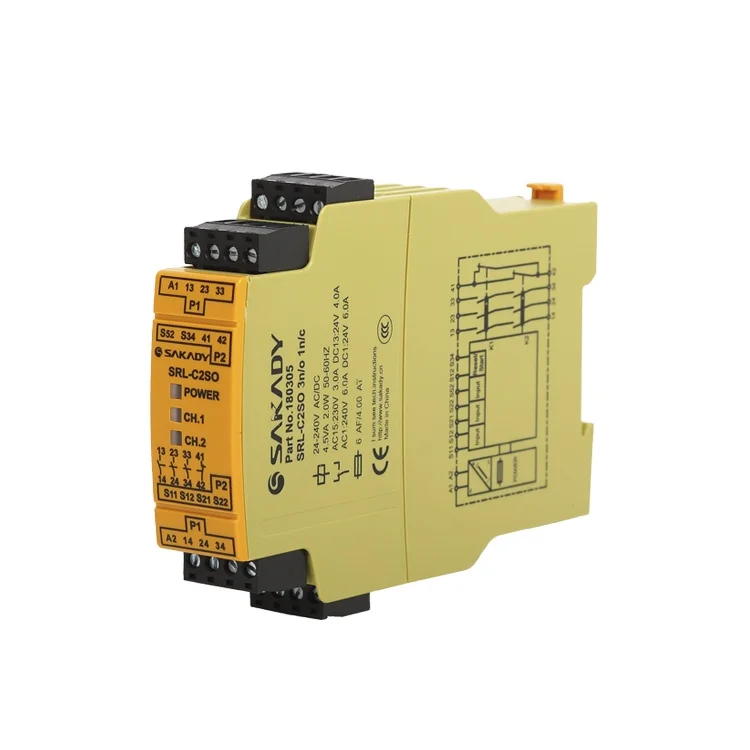 

24v DC Single Phase Solid State Variable Relay Self Monitoring Function Origin Contact Protective Relay