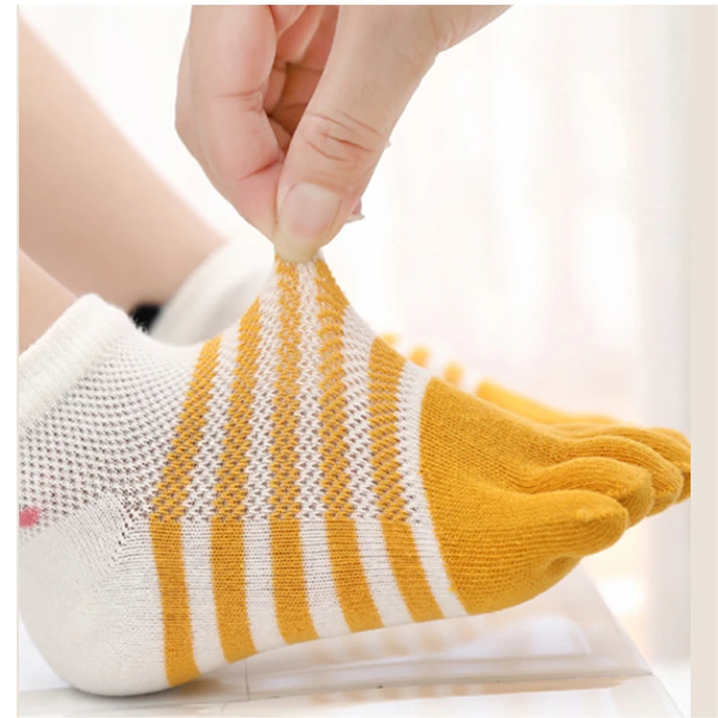 5 Pairs Kids Summer Socks Cute Bear Cartoon Toe Socks Mesh Breathable Infant Toddler Baby Boys Girls Cotton 5 Finger Socks Short
5 Pairs Kids Summer Socks Cute Bear Cartoon Toe Socks Mesh Breathable Infant Toddler Baby Boys Girls Cotton 5 Finger Socks Short