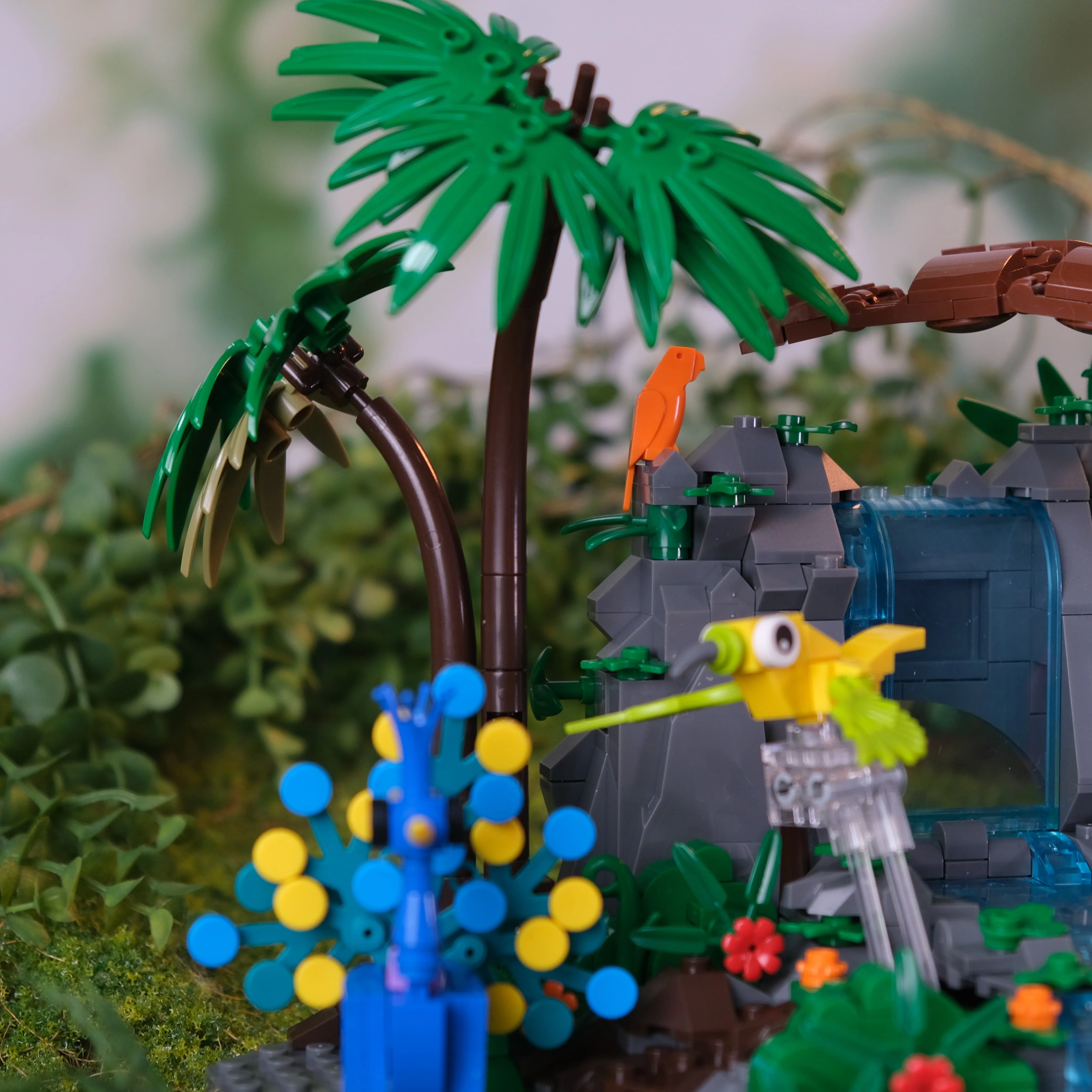 755PCS Creative Tropical Forest Building Blocks Cute Animal Lion Zoo Model Bricks Assemble Toys Birthday Gift for Adults Kids 755PCS Creative Tropical Forest Building Blocks Cute Animal Lion Zoo Model Bricks Assemble Toys Birthday Gift for Adults Kids