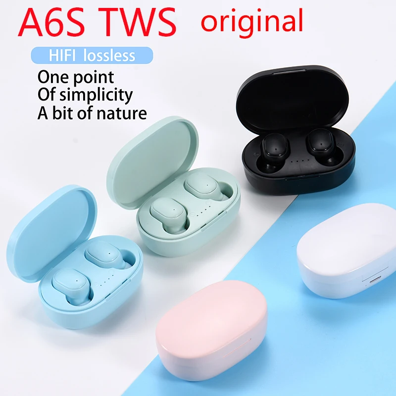 Original A6S TWS Headset Wireless Earphones Bluetooth Headphones Sport Stereo Fone Bluetooth Earbuds PK A6 E6 for Xiaomi iPhone
Original A6S TWS Headset Wireless Earphones Bluetooth Headphones Sport Stereo Fone Bluetooth Earbuds PK A6 E6 for Xiaomi iPhone