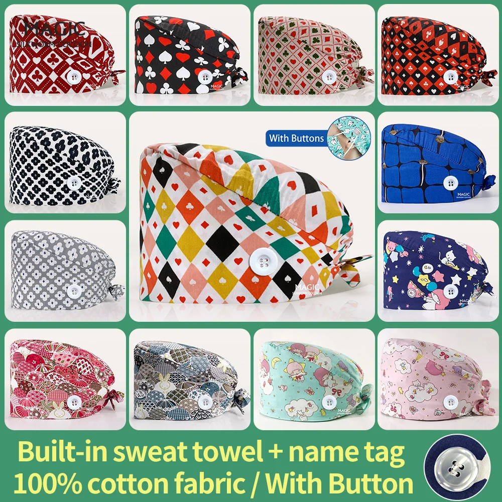 Adjustable Hospital Operating Room Doctor Caps Pharmacist Nursing Hats Medical Surgical Caps Unisex Cotton Pet Nurse Scrubs Caps
Adjustable Hospital Operating Room Doctor Caps Pharmacist Nursing Hats Medical Surgical Caps Unisex Cotton Pet Nurse Scrubs Caps