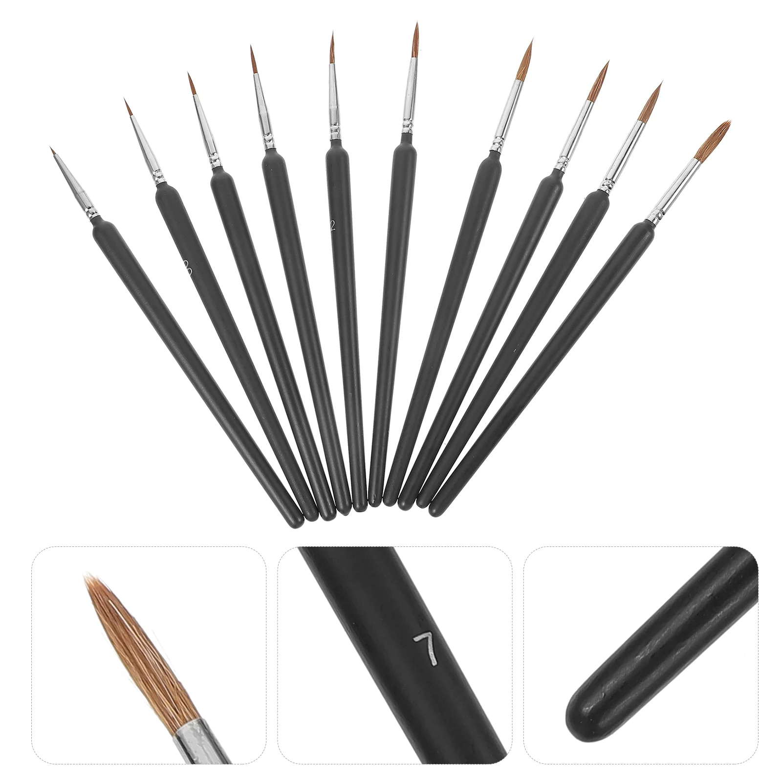 Brushes Paint Brush Watercolor Painting Miniature Set Hair Pen Nylon Artist Weasel For Paintbrushes Pens Color Water Paintbrush 
Brushes Paint Brush Watercolor Painting Miniature Set Hair Pen Nylon Artist Weasel For Paintbrushes Pens Color Water Paintbrush