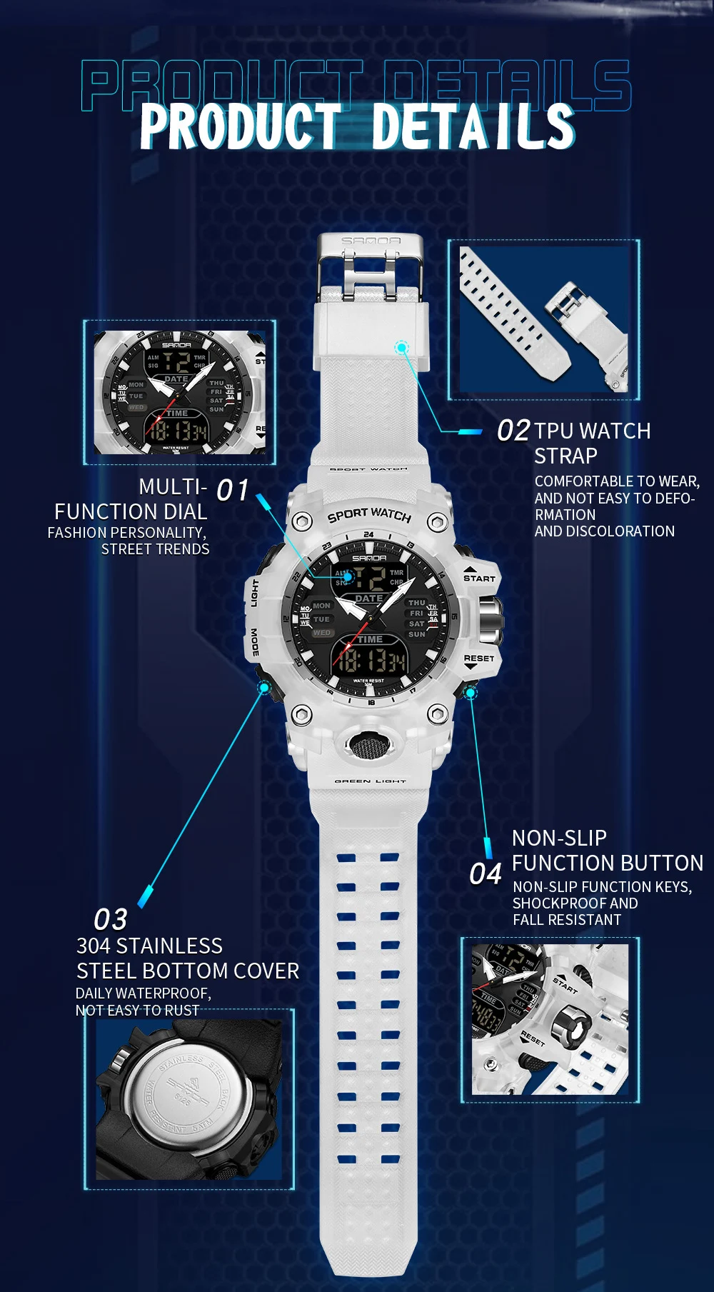 Men Watch Waterproof Men Watch Waterproof