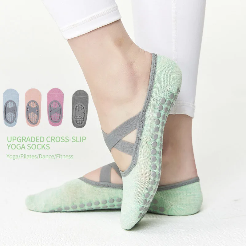 Ladies Yoga Socks Anti-Slip Cotton Socks Pilates Ballet Barefoot Exercise Floor Professional Sports Bandages Dispensing Cotton
Ladies Yoga Socks Anti-Slip Cotton Socks Pilates Ballet Barefoot Exercise Floor Professional Sports Bandages Dispensing Cotton