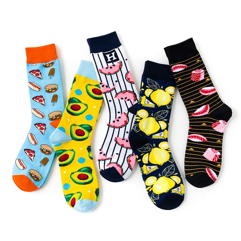 New trendy brand creative cotton socks fashion gourmet burger pizza cartoon men and women couple tide socks
New trendy brand creative cotton socks fashion gourmet burger pizza cartoon men and women couple tide socks