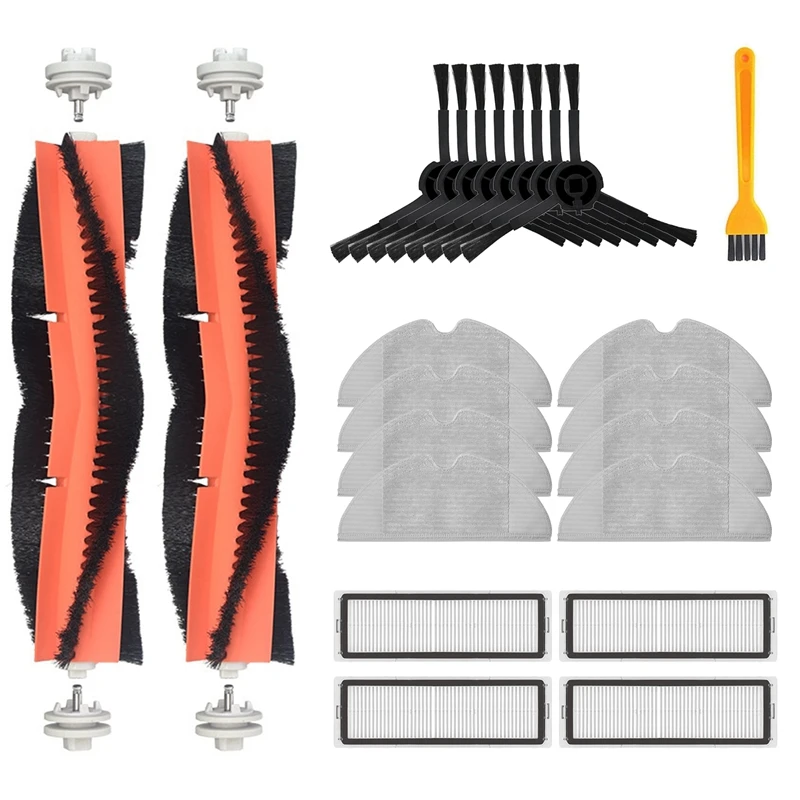 

2023 Hot Sale-For Dreame Bot L10 Pro Robot Vacuum Cleaner Spare Parts Replace Kits Main Side Brush Filters Mop Rag Accessories A