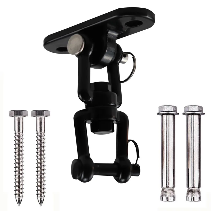 SUS304 Rotary Swivel Swing Hangers Heavy Duty Ceiling Fixed Plate for Porch Bag Hanging Chair Swing Hammock Trapeze Black
SUS304 Rotary Swivel Swing Hangers Heavy Duty Ceiling Fixed Plate for Porch Bag Hanging Chair Swing Hammock Trapeze Black