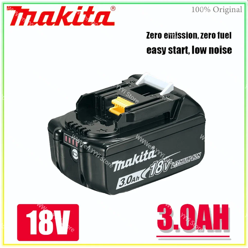 Makita 100% original 18V 3000mAh Makita lithium-ion rechargeable power tool 18V replacement battery BL1860 BL1830 BL1850 BL1860B
Makita 100% original 18V 3000mAh Makita lithium-ion rechargeable power tool 18V replacement battery BL1860 BL1830 BL1850 BL1860B