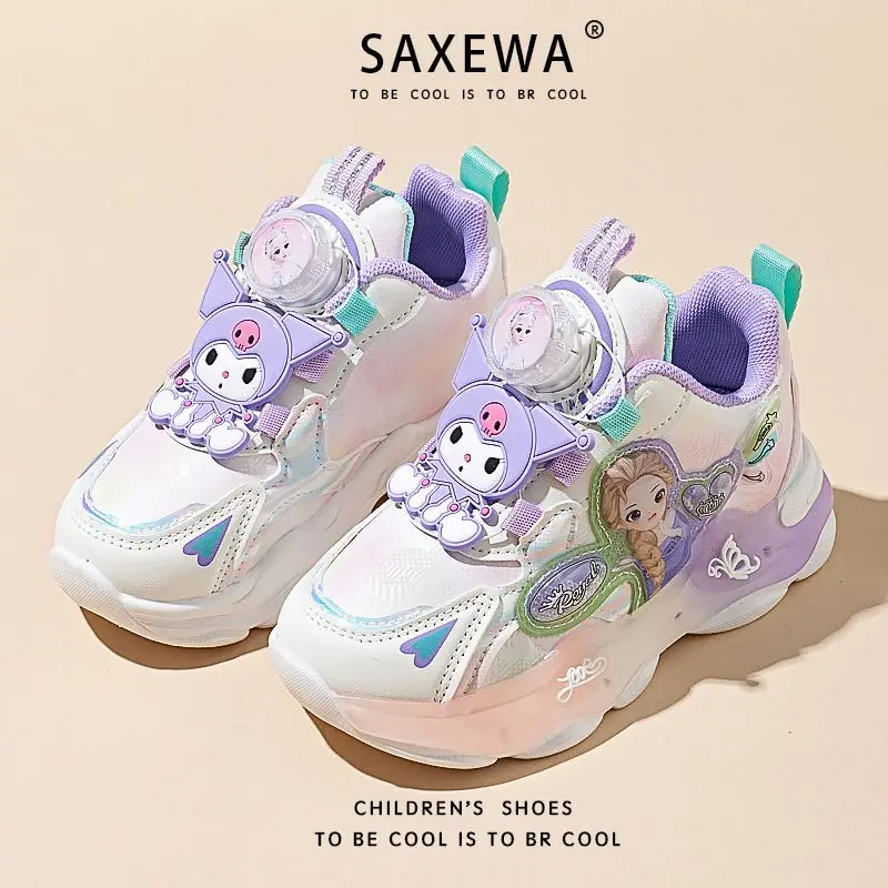 Sanrio Kuromi Sports Shoes Swivel Button Princess Style Kids Girl Anime 23 Spring Autumn Casual Shoes Comfortable Kawaii Cartoon
Sanrio Kuromi Sports Shoes Swivel Button Princess Style Kids Girl Anime 23 Spring Autumn Casual Shoes Comfortable Kawaii Cartoon
