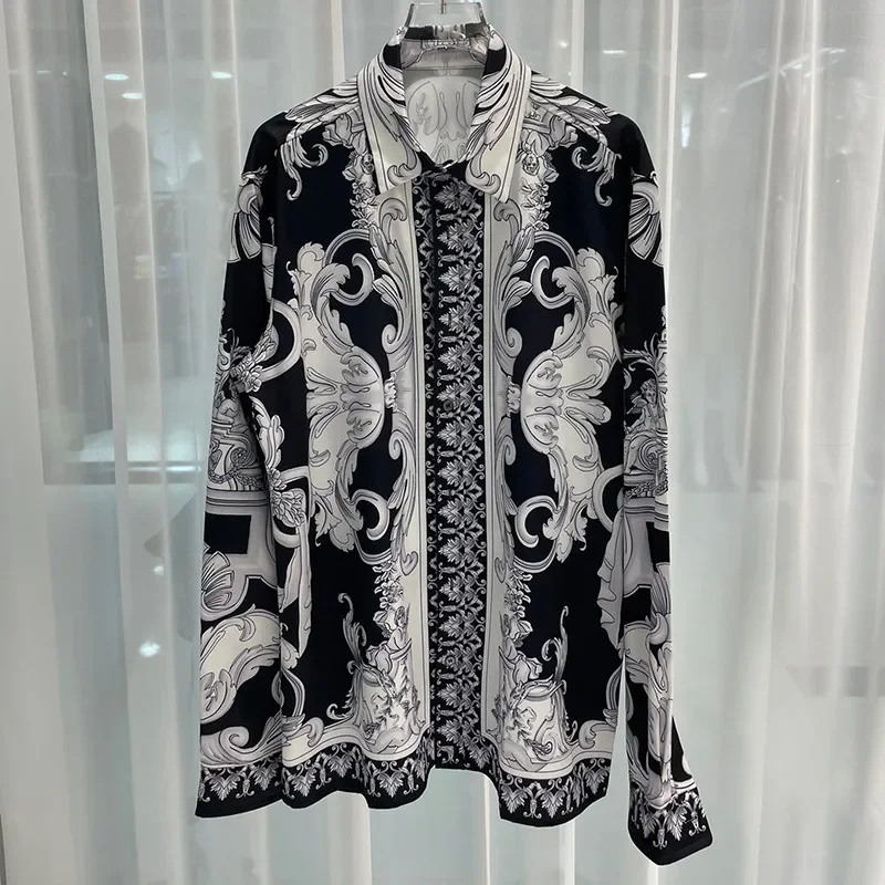 Fashion Spring Long Sleeve Business Casual Shirts For Men Luxury Palace Style Print Shirts Women Dress Clothing camisa masculina
Fashion Spring Long Sleeve Business Casual Shirts For Men Luxury Palace Style Print Shirts Women Dress Clothing camisa masculina