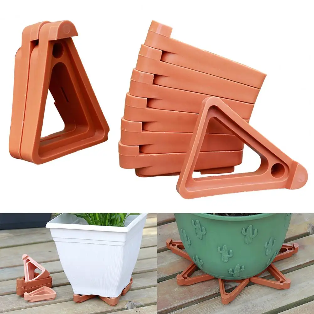 12Pcs/Set Pot Raising Pad Durable Water Saving Corrosion Resistant Gardening Resin Pot Feet Triangle Flower Planter for Balcony
12Pcs/Set Pot Raising Pad Durable Water Saving Corrosion Resistant Gardening Resin Pot Feet Triangle Flower Planter for Balcony