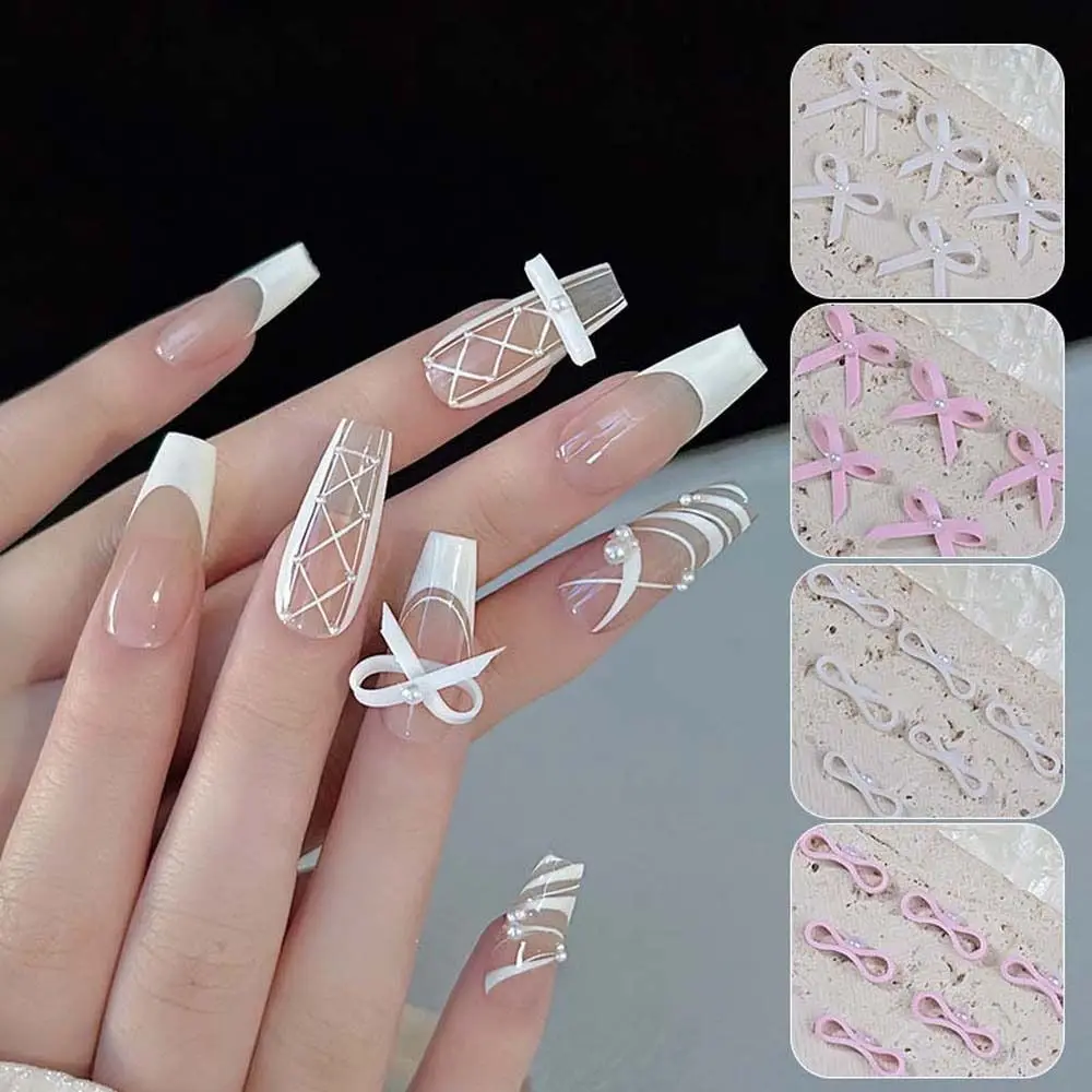 5Pcs/set 3D Nail Art Decorations Nail Charms Ballet Pink White Nail Ribbon Bows Manicure
5Pcs/set 3D Nail Art Decorations Nail Charms Ballet Pink White Nail Ribbon Bows Manicure