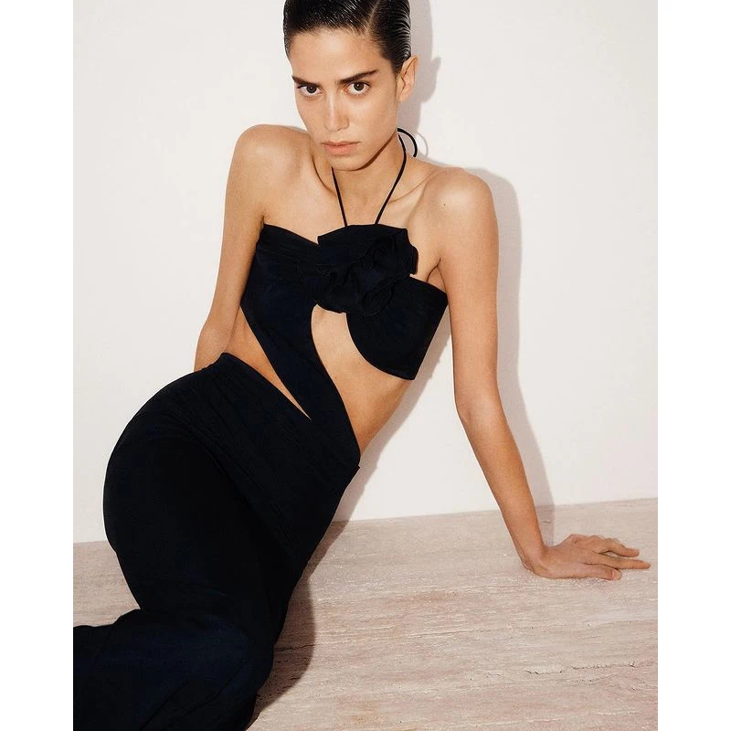 Women's Busiter Dress Summer New Bandage Dress Fashion Sexy Neck Party Dresses Dresses Streetwear Sexy Black Skirt for Women
Women's Busiter Dress Summer New Bandage Dress Fashion Sexy Neck Party Dresses Dresses Streetwear Sexy Black Skirt for Women