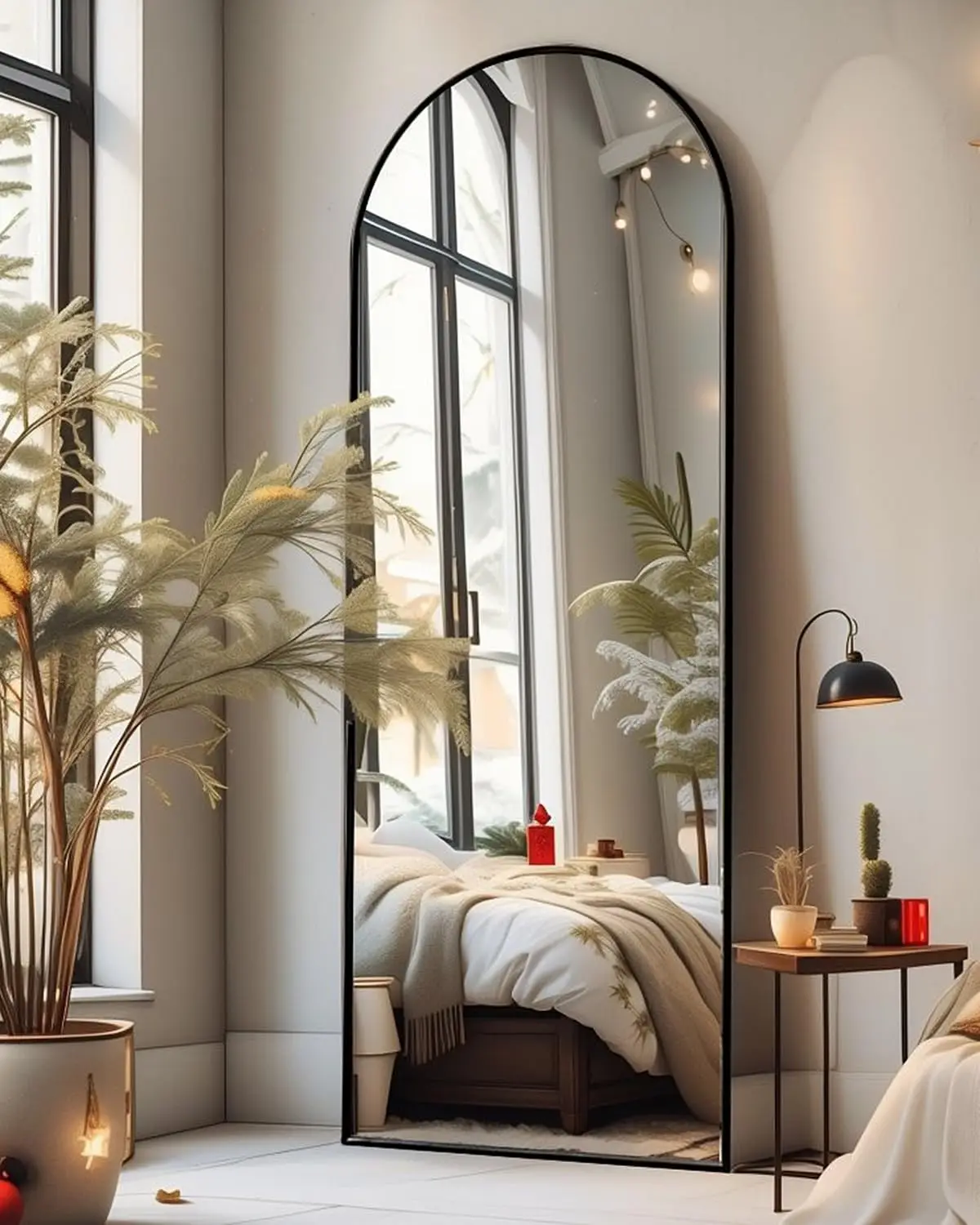 Floor Mirror, 58"×18" Arched Full Length Mirror Arched with Stand, Standing Mirror, Full Body Mirror, Large Mirror,Freestanding
Floor Mirror, 58"×18" Arched Full Length Mirror Arched with Stand, Standing Mirror, Full Body Mirror, Large Mirror,Freestanding