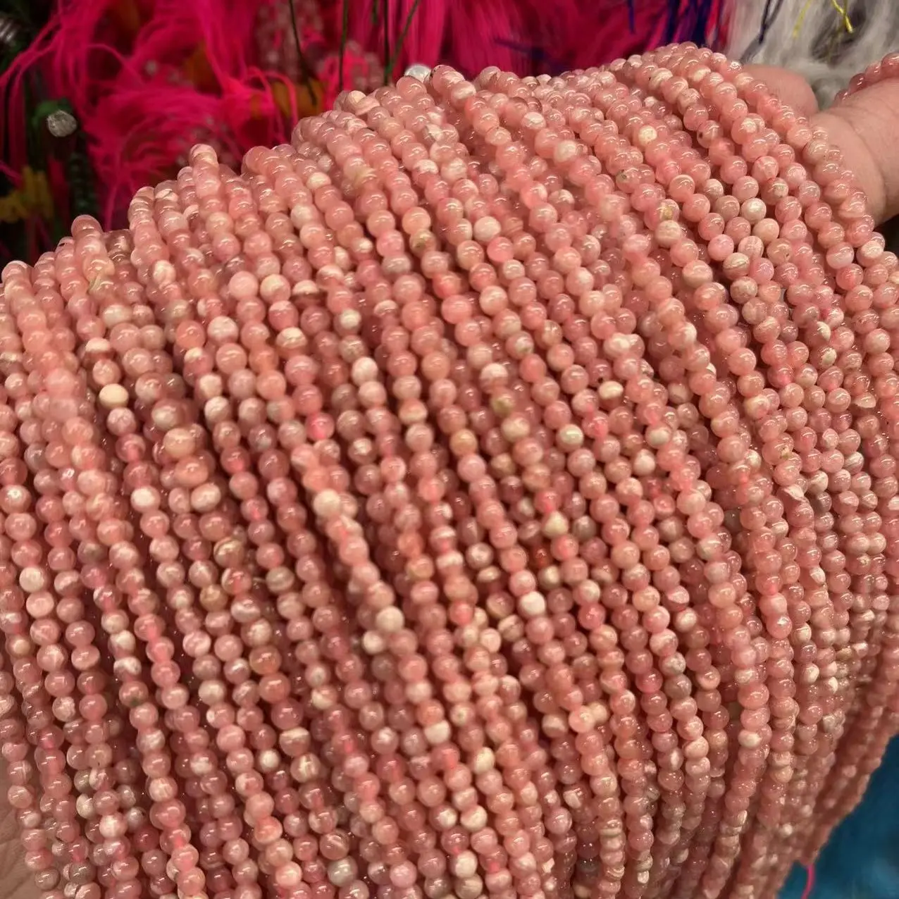 3mm Natural Rhodochrosite Stone Beads Loose Smooth For Jewelry Making DIY Necklace Bracelet Accessories 15''
3mm Natural Rhodochrosite Stone Beads Loose Smooth For Jewelry Making DIY Necklace Bracelet Accessories 15''