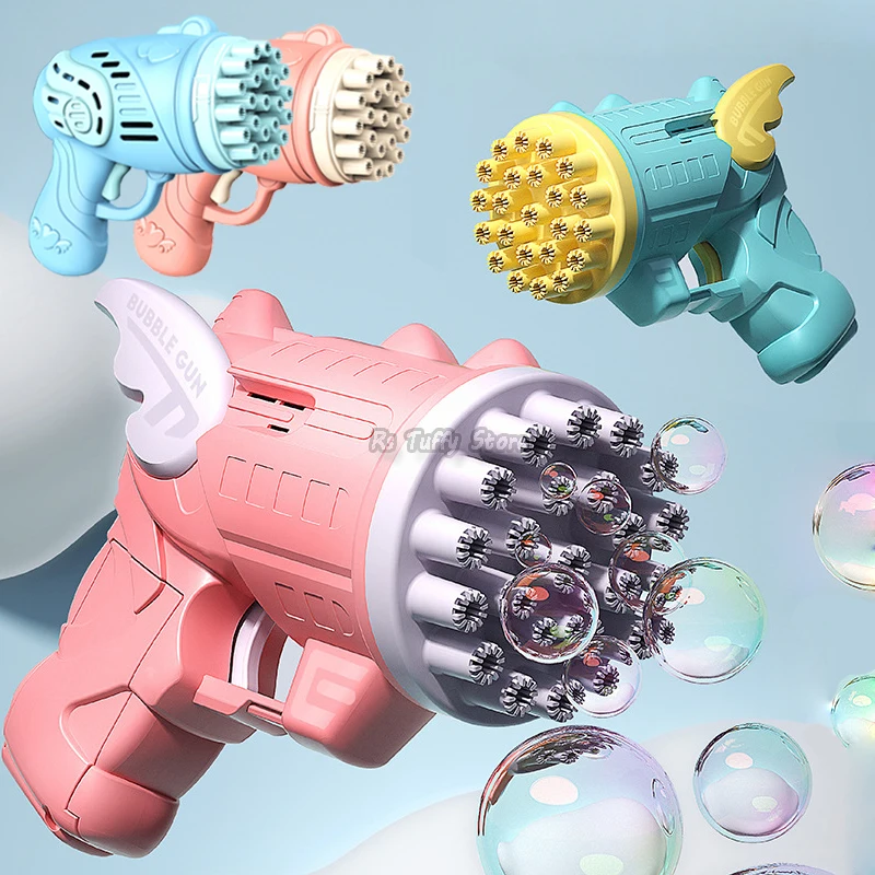23 Hole Electric Bubble Machine Handheld Gatling Automatic Soap Water Bubbles Blower Gun with Bottle for Kids Adult Outdoor Toys
23 Hole Electric Bubble Machine Handheld Gatling Automatic Soap Water Bubbles Blower Gun with Bottle for Kids Adult Outdoor Toys