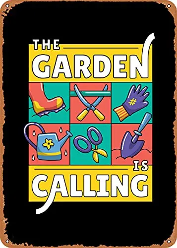 Винтажный металлический знак The Garden is call, художественные принты, ретро подарок, 8x12 дюймов
Винтажный металлический знак The Garden is call, художественные принты, ретро подарок, 8x12 дюймов