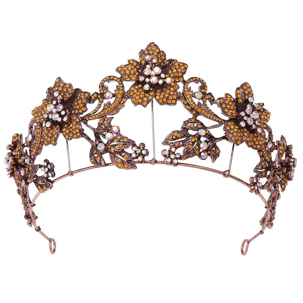 KMVEXO Baroque Antique Retro Crystal Flower Crowns Bride Tiaras Fashion Queen Party Headpieces Wedding Hair Jewelry Accessories
KMVEXO Baroque Antique Retro Crystal Flower Crowns Bride Tiaras Fashion Queen Party Headpieces Wedding Hair Jewelry Accessories