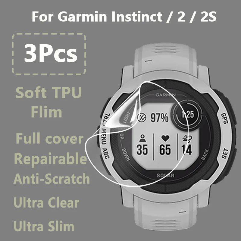 3 шт. для Garmin Instinct 2 2S Tide Esports tictic Clear Slim Soft Hydrogel Repairable Film Screen Protector-Not закаленное стекло
3 шт. для Garmin Instinct 2 2S Tide Esports tictic Clear Slim Soft Hydrogel Repairable Film Screen Protector-Not закаленное стекло