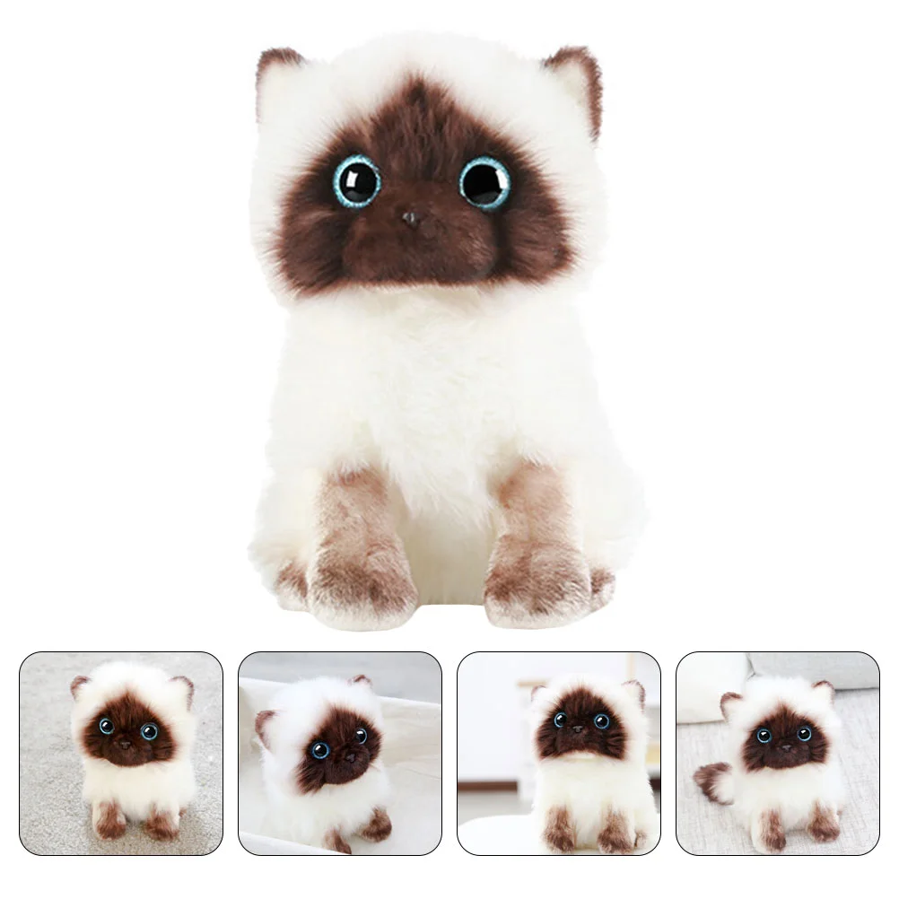 Plush Toy Stuffed Animals Siamese Cat Cute Decor Pp Cotton Child Lovely Decorative
Plush Toy Stuffed Animals Siamese Cat Cute Decor Pp Cotton Child Lovely Decorative