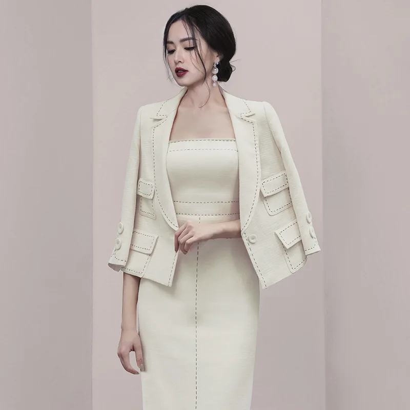 Mid Length Dress Set for Women, European and American, Autumn and Spring, New Fashion, Small Fragrance Style Suit, 2024
Mid Length Dress Set for Women, European and American, Autumn and Spring, New Fashion, Small Fragrance Style Suit, 2024