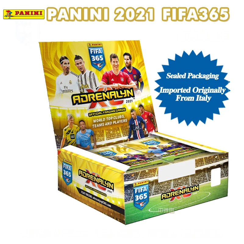 

Panini FIFA365 Official 2021 World Cup Ballsuperstar Card Box Messi Signature Collection Sticker Fans Boys Gifts