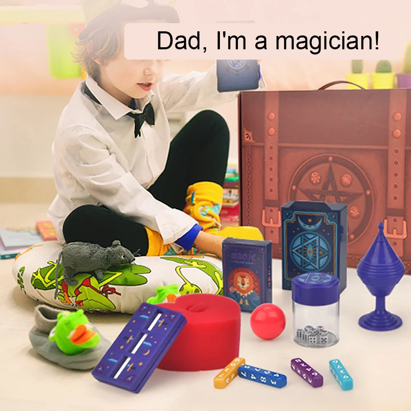 36 Magic Tricks Props Set Children Educational Magic Toys Poker Suit Parent-child Interactive Hands-on Ability Magic Show Toy
36 Magic Tricks Props Set Children Educational Magic Toys Poker Suit Parent-child Interactive Hands-on Ability Magic Show Toy
