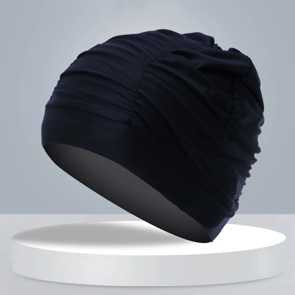Men Women Soft Drape Elastic Swimming Cap Hat For Long Hair Dreadlocks Ladies Long Hair Pleated Large Capacity Swimming Cap
Men Women Soft Drape Elastic Swimming Cap Hat For Long Hair Dreadlocks Ladies Long Hair Pleated Large Capacity Swimming Cap