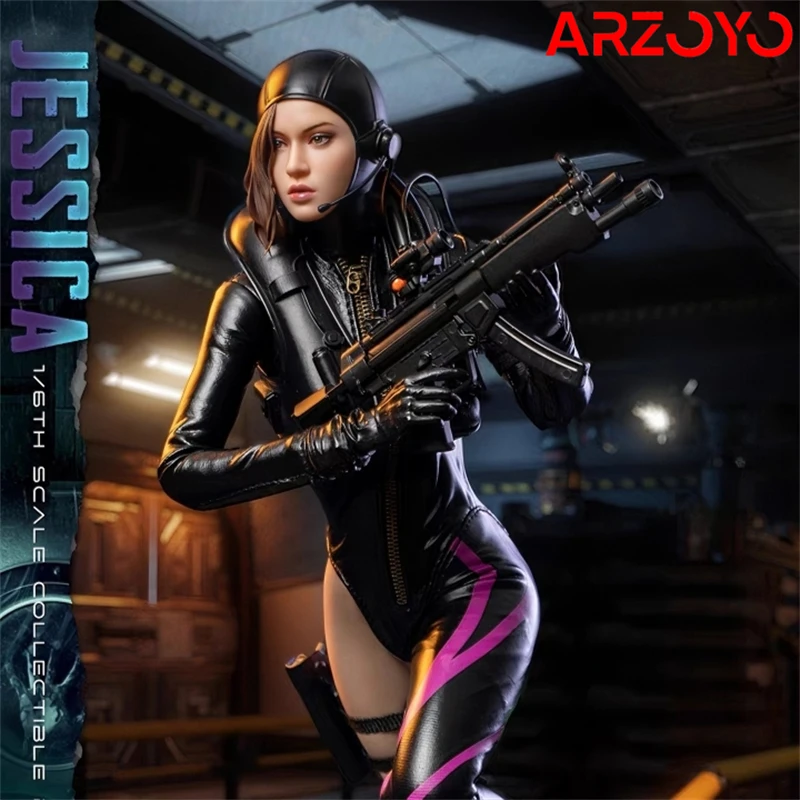 

In Stock SWTOYS FS054 1/6 Jessica Action Figure Model 12'' Female Soldier Action Figurin Doll Full Set Collectible Toy