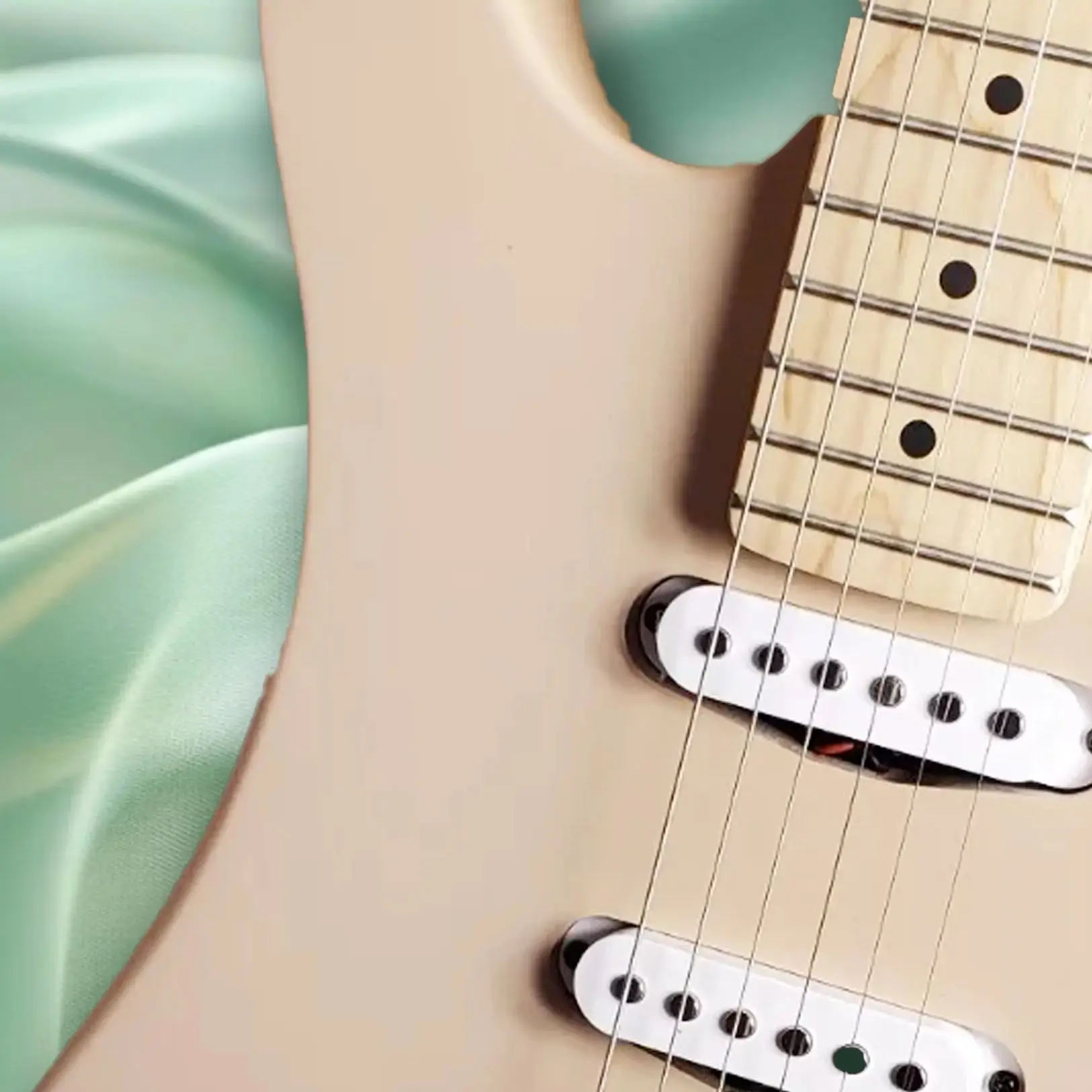 Custom Shop Beige HSS Electric Guitar-Morandi Color,6 Strings STa Style,Solid Body
Custom Shop Beige HSS Electric Guitar-Morandi Color,6 Strings STa Style,Solid Body