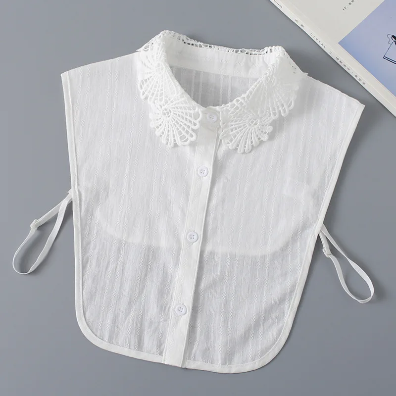 Cotton Floral False Collars for Women Removable Half Shirt Fake Collar Female Sweater Neckwear Detachabel Collar Fuax Cols
Cotton Floral False Collars for Women Removable Half Shirt Fake Collar Female Sweater Neckwear Detachabel Collar Fuax Cols