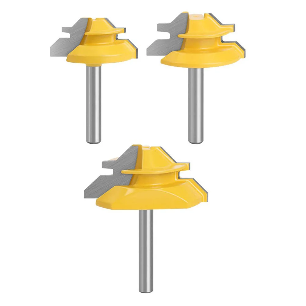 Woodworking Tool Router Bits Milling Cutter Tenon Metal 1/2 Shank 3pcs For Engraving Machine Lock Miter Router Bit
Woodworking Tool Router Bits Milling Cutter Tenon Metal 1/2 Shank 3pcs For Engraving Machine Lock Miter Router Bit